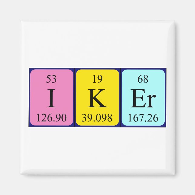 Iker Periodenmagnet Magnet (Vorne)
