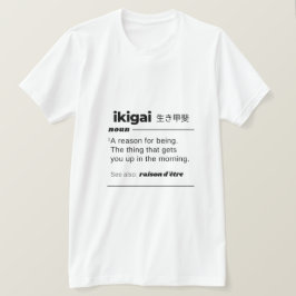 Ikigai Niedlich Funny Geschenk Spaß glücklich spir T-Shirt