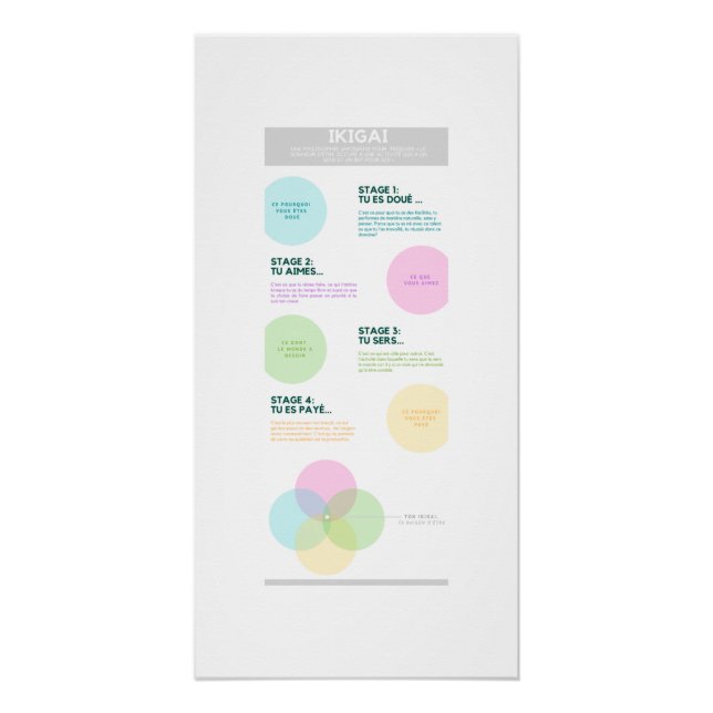 Ikigai Poster (Vorderseite)