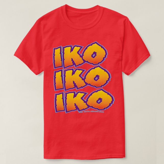 Iko Iko Iko TShirt (Design vorne)