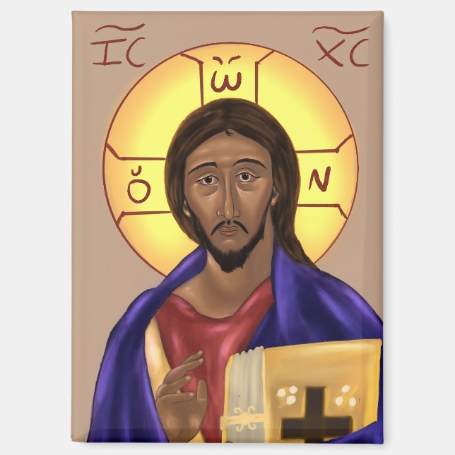 Ikone Christi Magnet (Vorderseite)