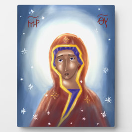 Ikone der Mutter Gottes  Fotoplatte