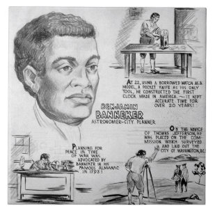 Ikone der schwarzen Geschichte: Benjamin Banneker, Fliese