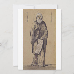 Ikone des heiligen Propheten Elija Heilige Kunst Feiertagskarte