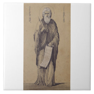 Ikone des heiligen Propheten Elija Heilige Kunst Fliese