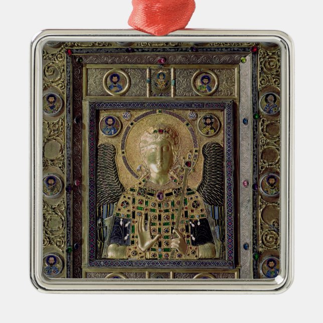 Ikone, die den Erzengel Michael darstellt Ornament Aus Metall (Vorne)