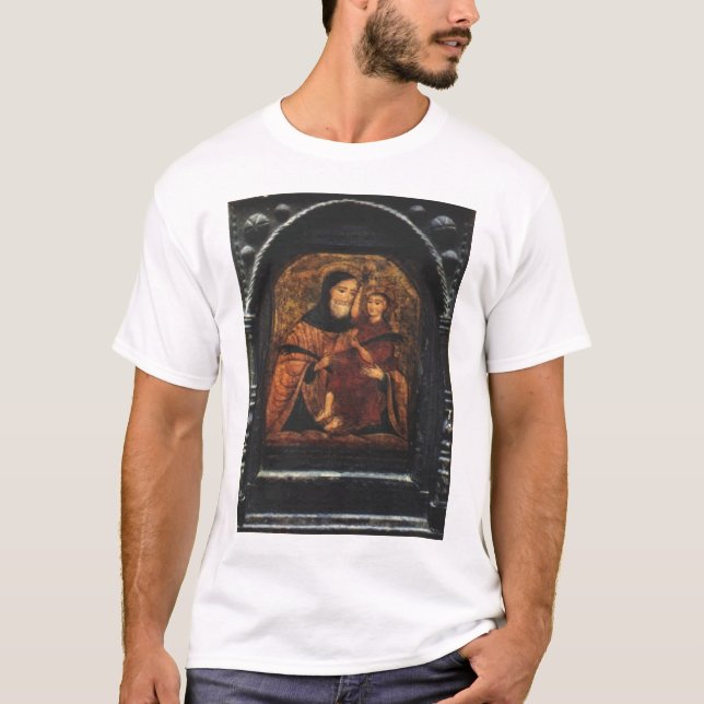 Ikone St Joseph der Tischler T-Shirt (Vorderseite)
