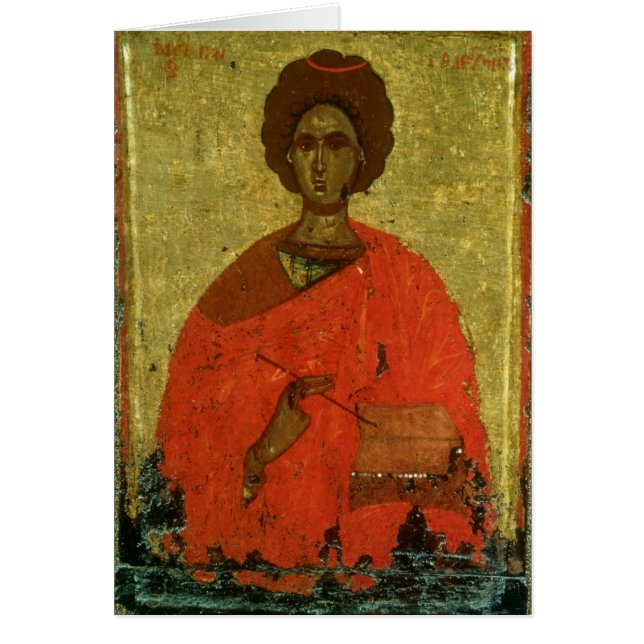Ikone von St. Pantaleon von Nicomedia (Vorne)