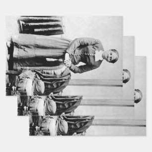 Ikonen der schwarzen Geschichte: Harriet Tubman, B Geschenkpapier Set