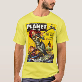 IKONENHAFTE RETRO SCI FI-ILLUSTRATION T-Shirt