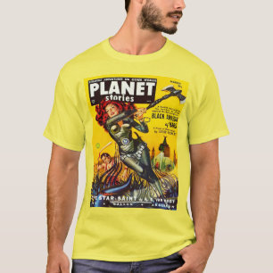 IKONENHAFTE RETRO SCI FI-ILLUSTRATION T-Shirt