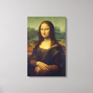 Ikonenhafter Leonardo da Vinci Mona Lisa Leinwanddruck