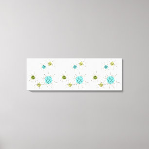 Ikonische Atombombe-Sternexplosionen Wrapped Canva Leinwanddruck