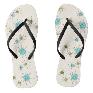Ikonische Atomic Starbursts Flip Flops
