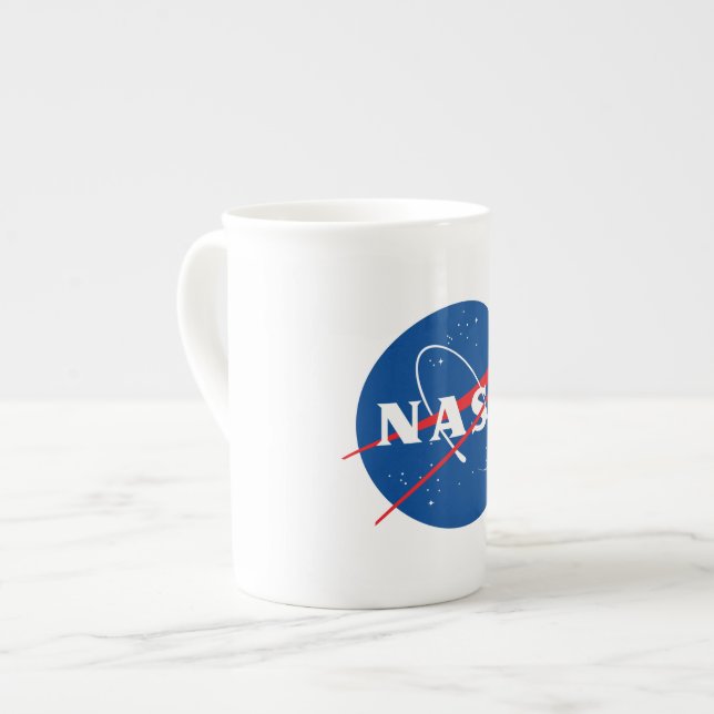 Ikonische China-Tasse der NASA (10 oz.) Prozellantasse (Vorderseite Links)