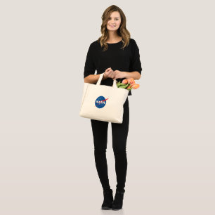Ikonische NASA Cotton Handbag Tasche (Pluto Cream)