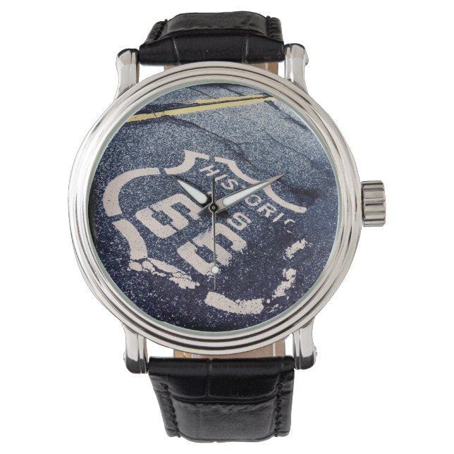 Ikonische Route 66 Armbanduhr (Vorderseite)