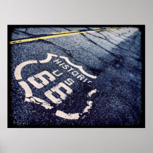 Ikonische Route 66 Poster