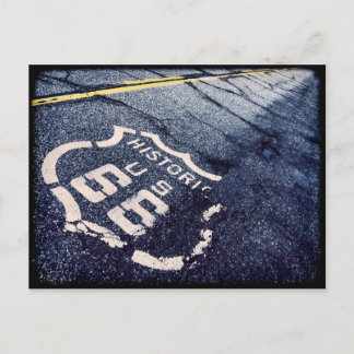 Ikonische Route 66 Postkarte