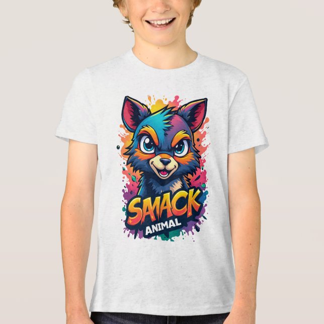 ikonische Zeichen Tri-Blend Shirt (Vorderseite)