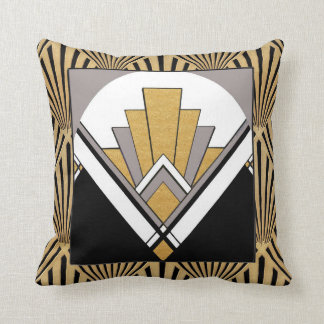 Ikonisches Art Deco Kissen. Kissen