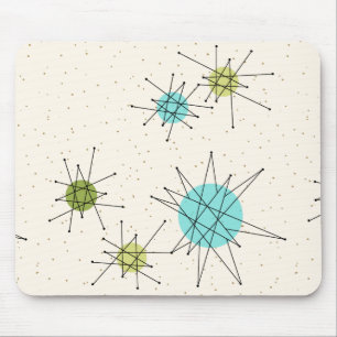 Ikonisches Atom-Sternenexplosion-Mauspad Mousepad