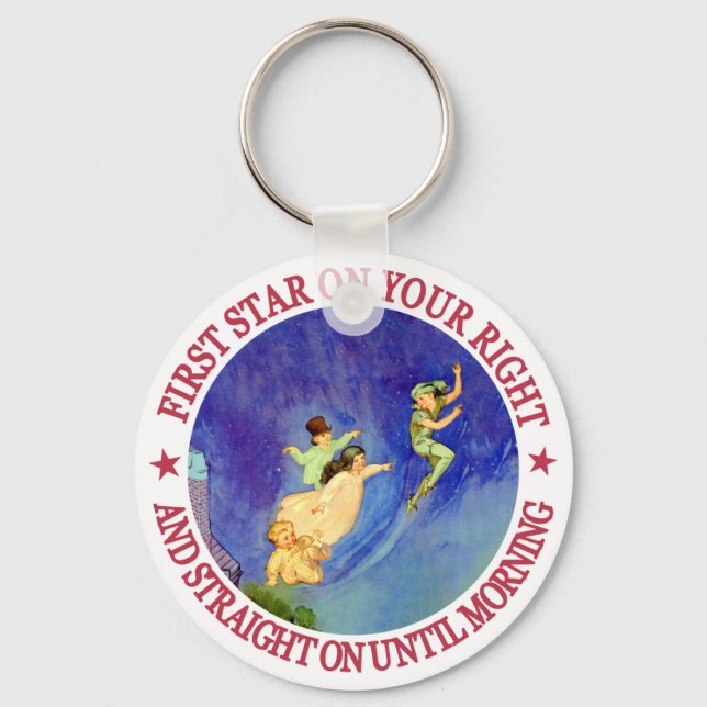 IKONISCHES BILD AUS PETER PAN SCHLÜSSELANHÄNGER (Vorderseite)