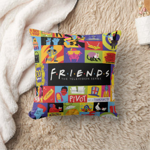 Ikonisches FRIENDS™-Muster Kissen