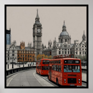 Ikonisches London  Poster