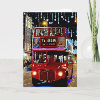 Ikonisches London - Weihnachten  Karte
