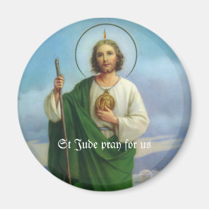 Ikonisches Porträt von St. Jude Magnet