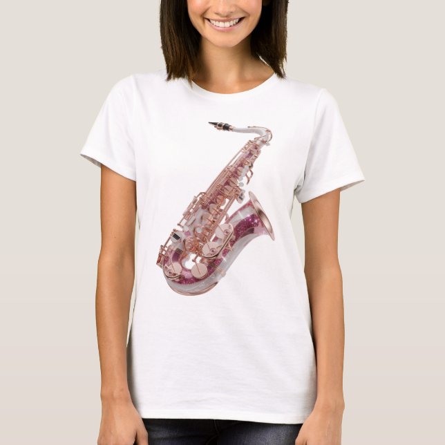 Ikonisches Silber ABSTRACT ART Design T-Shirt (Vorderseite)