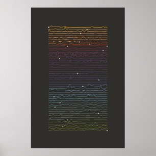 Ikonografische Daten Art - Ridges Poster