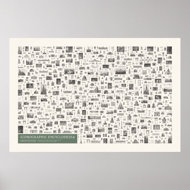 Ikonographie - Architekturfiguren Poster (Vorne)