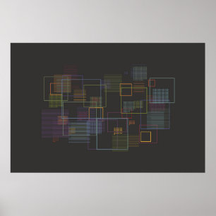 Ikonographie Daten Kunst - Abstrakt Poster