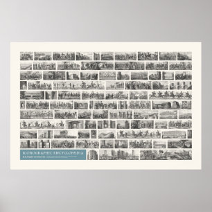 Ikonographie - Szenen der Militärwissenschaften Poster