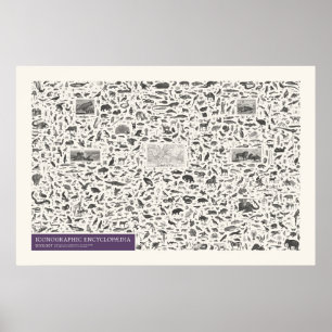 Ikonographie - Zoologische Zahlen Poster