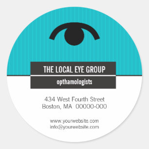 Ikonographische Optische Werbe-Aufkleber Runder Aufkleber