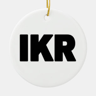IKR   Text Slang Keramik Ornament