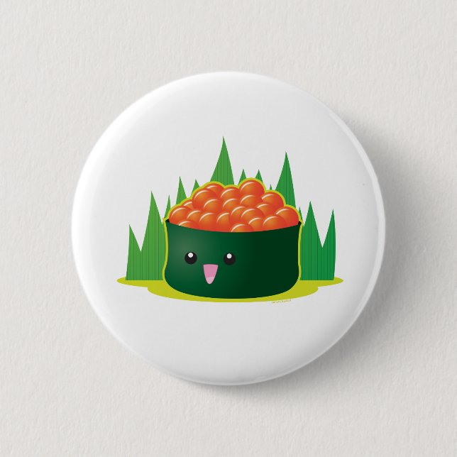 Ikura Sushi Button (Vorderseite)