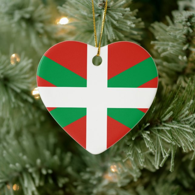 Ikurriña Keramik Ornament (Baum)