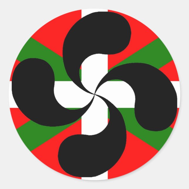 IKURRINA-LAUBURU RUNDER AUFKLEBER (Vorderseite)