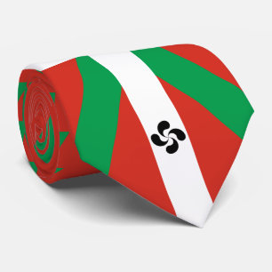 Ikurriña mit Lauburu-Symbol Krawatte