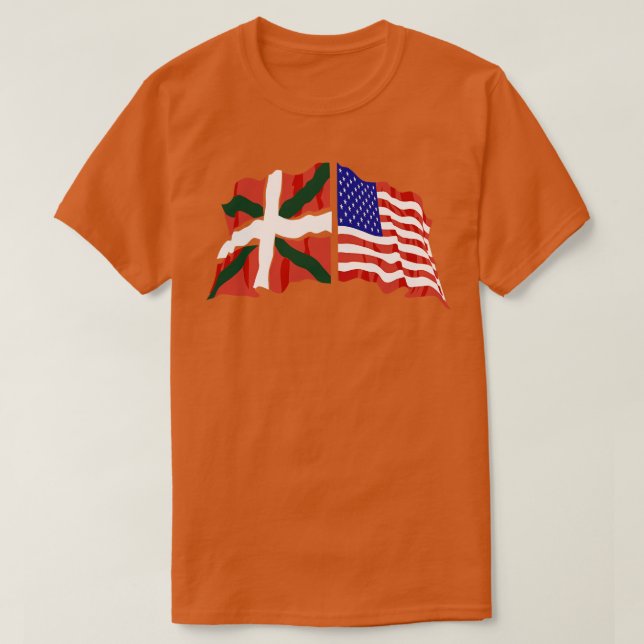 Ikurrina USA Ikurria TShirt (Design vorne)