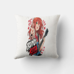 : Ikuyo Kita Anime Gitarre Aufkleber   Rockmusik  Kissen