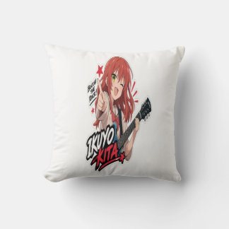 : Ikuyo Kita Anime Gitarren-Aufkleber | Rockmusik Kissen