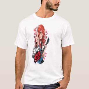 : Ikuyo Kita Anime Gitarren-Aufkleber Rockmusik T-Shirt
