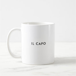 Il Capo | Der Boss | Tasse für den italienischen K