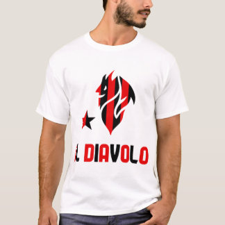 Il Diavolo milan gestreift T-Shirt