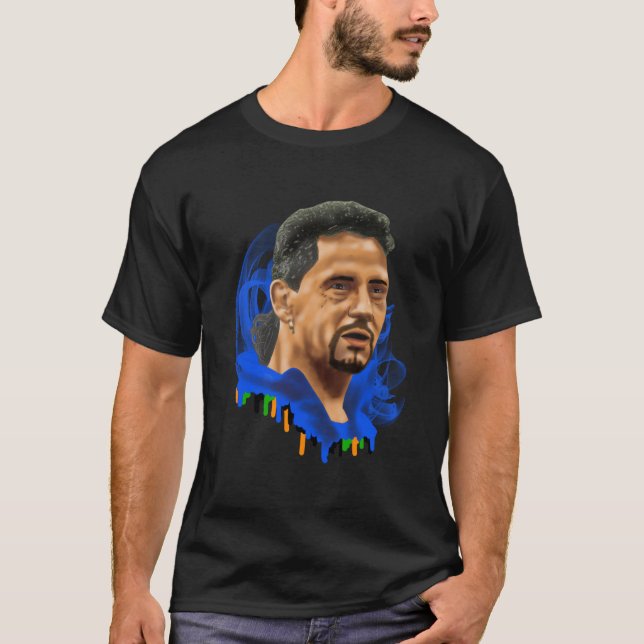 Il Divin Codino Soccer Player T-Shirt (Vorderseite)